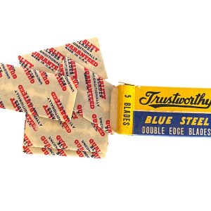 BOITE DE LAMES DE RASOIR "TRUSTIVORTHY"