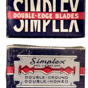 BOITE DE LAMES DE RASOIR "SIMPLEX"