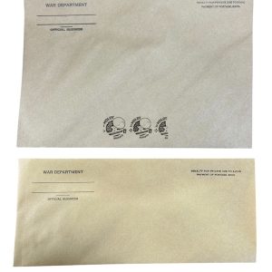 ENVELOPPES "WAR DEPARTMENT"