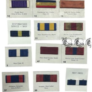 LOT DE BARRETTES US NAVY