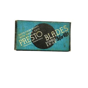 BOITE DE LAMES DE RASOIR PRESTO