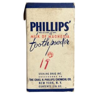 BOITE DE DENTIFRICE PHILLIPS