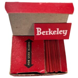 BOITE DE LAMES DE RASOIR "BERKELEY"