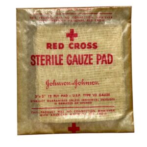 SACHET DE GAZ "STERILE GAUZE PAD" 2″x2″