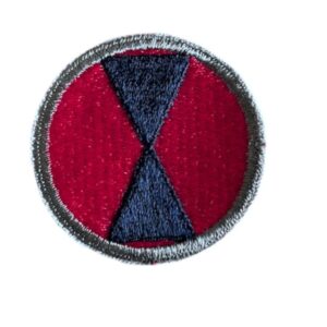 PATCH DE LA 7 DIVISION D'INFANTERIE