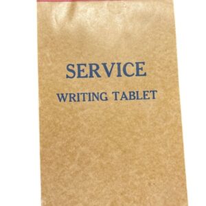 CARNET DE NOTE DE SERVICE