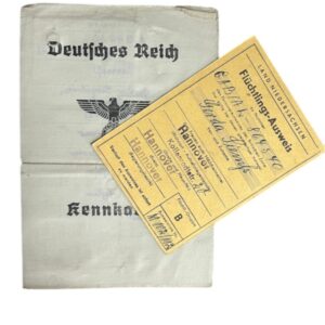 CARTE D'IDENTITÉE ALLEMANDE