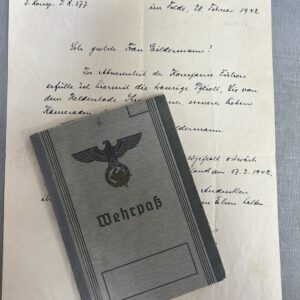 LIVRET MILITAIRE WEHRPASS