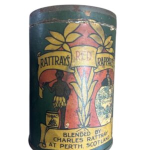 BOITE DE TABAC "RATTRAY'S RED"