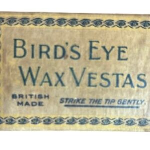 BOITE D'ALLUMETTES "BIRD'S EYE WAX VESTAS"
