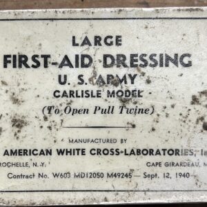 PANSEMENT LARGE FIRST AID DRESSING 1940
