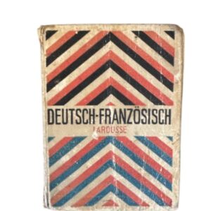 DICTIONNAIRE FRANÇAIS ALLEMAND 1943