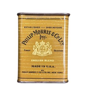 BOITE DE TABAC PHILIPMORRIS 1937