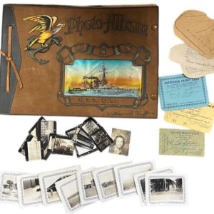 ALBUM SOUVENIR US NAVY "USS UTAH" PEARL HARBOR