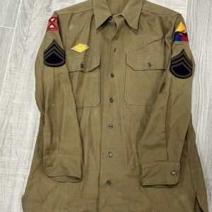 CHEMISE MOUTARDE SERGENT
