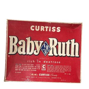 BOITE DE CHOCOLAT BABY RUTH 1949