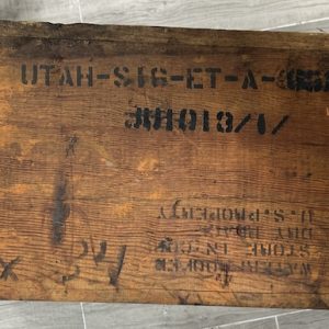 GRANGE NORMANDE CAISSE SIGNAL CORPS "UTAH"